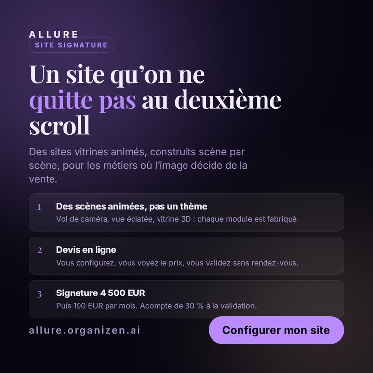 Ad creative produced for Allure