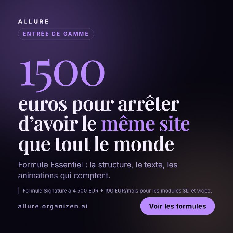 Ad creative produced for Allure