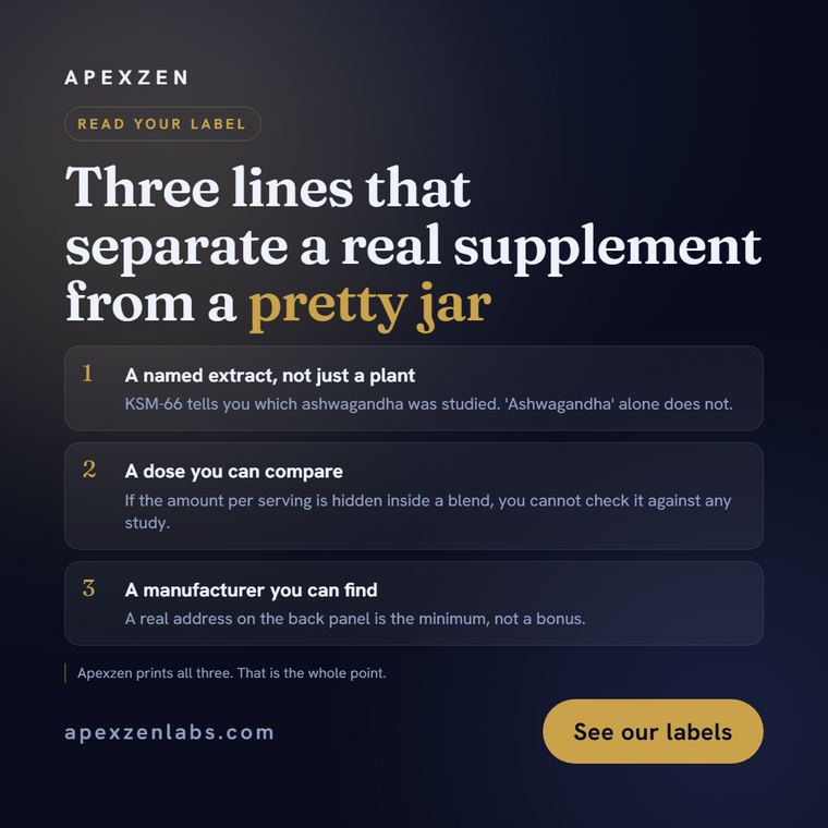 Ad creative produced for Apexzen