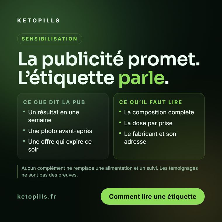 Ad creative produced for KetoPills