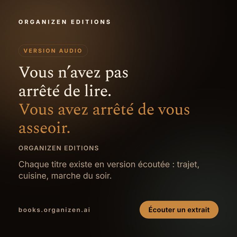Ad creative produced for Organizen Editions