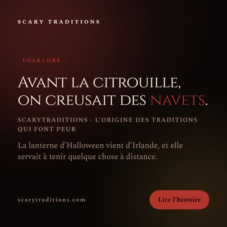 Ad creative produced for Scary Traditions