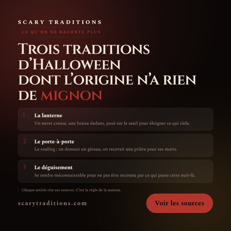 Ad creative produced for Scary Traditions